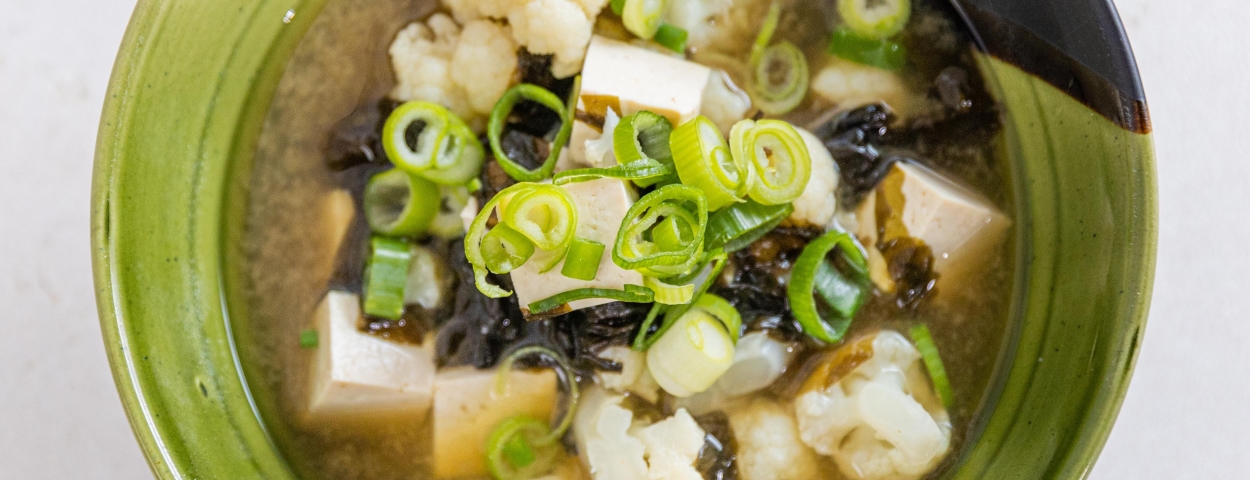 Miso and Cauliflower Soup