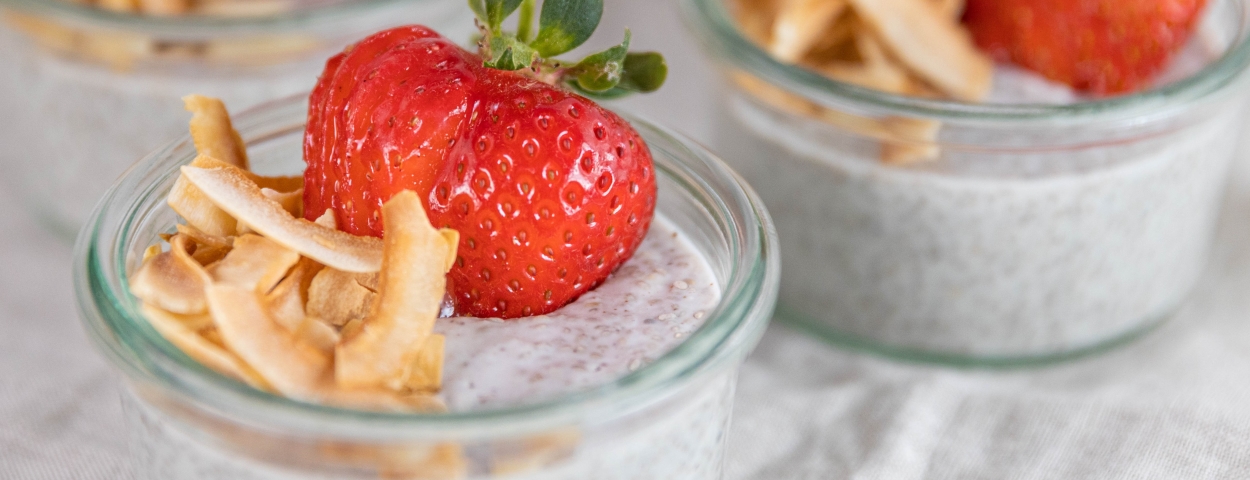 Coconut and Chia Puddings