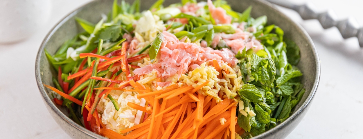 Slaw with Leftover Coconut Milk Dressing