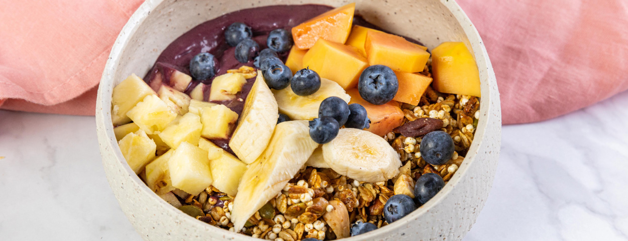 Acai Coconut Bowl with Homemade Granola