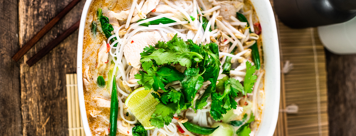 Coconut Chicken Noodle Soup