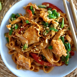 Red Curry Coconut Noodles