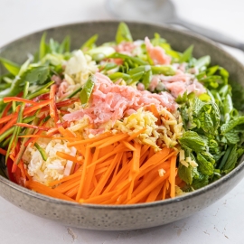 Slaw with Leftover Coconut Milk Dressing