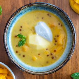 Hot and Cold Mango Sago Dessert