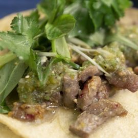 Lemongrass Beef Tacos