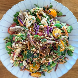 Thai Spiced Satay Chicken Salad