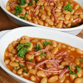 Baked Beans & Beef Bacon