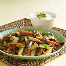 Beef & Vegetables in Oyster Sauce