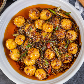 Easy Sour & Spicy Potato Balls