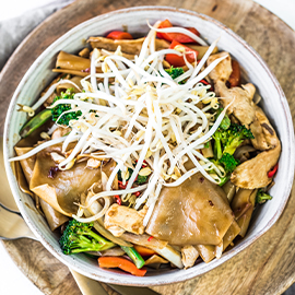 Rice Flake Noodle Stir Fry