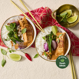 Thai-Style Red Curry Salmon