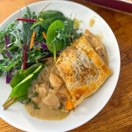 Thai Green Curry Chicken Pie