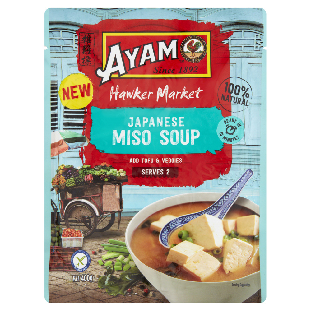 Hawker Market Japanese Miso Soup 400g x 8