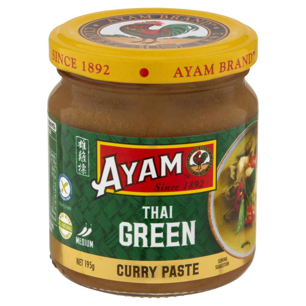 Thai Green Curry Paste 195g x 6