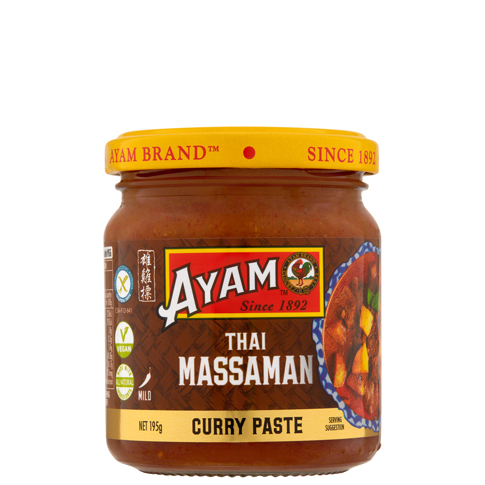 Thai Massaman Curry Paste 195g x 6