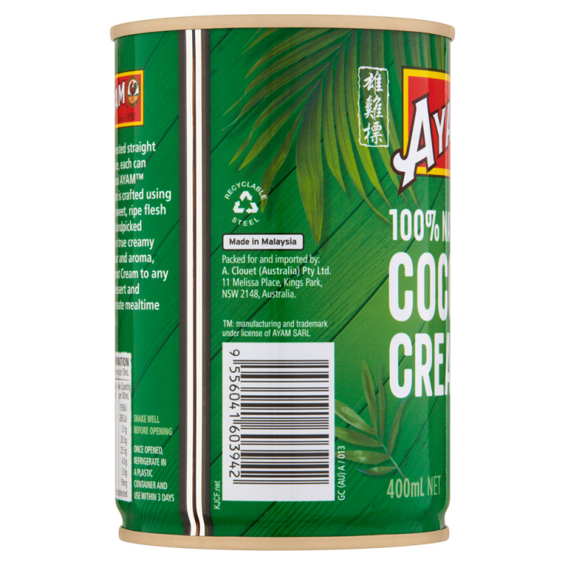 Coconut Cream 400ml x 12