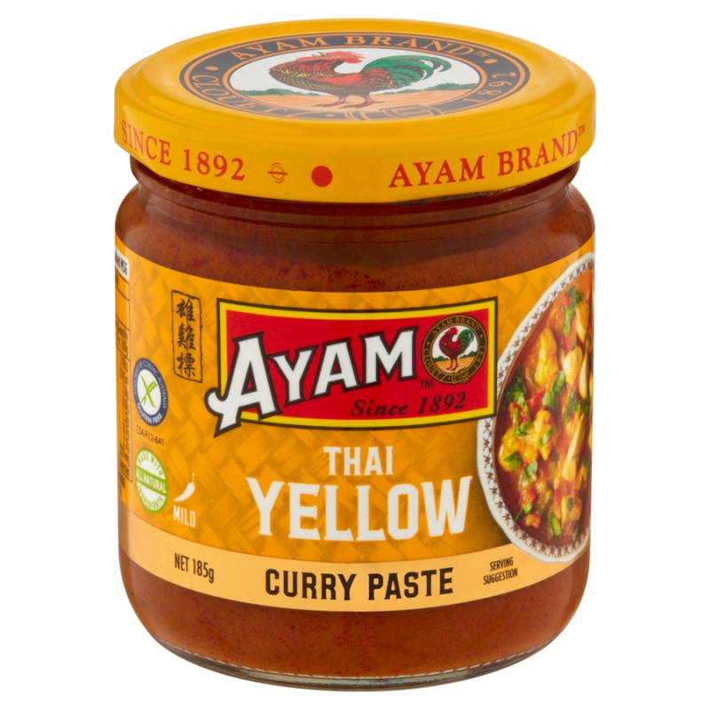 Thai Yellow Curry Paste 185g x 6