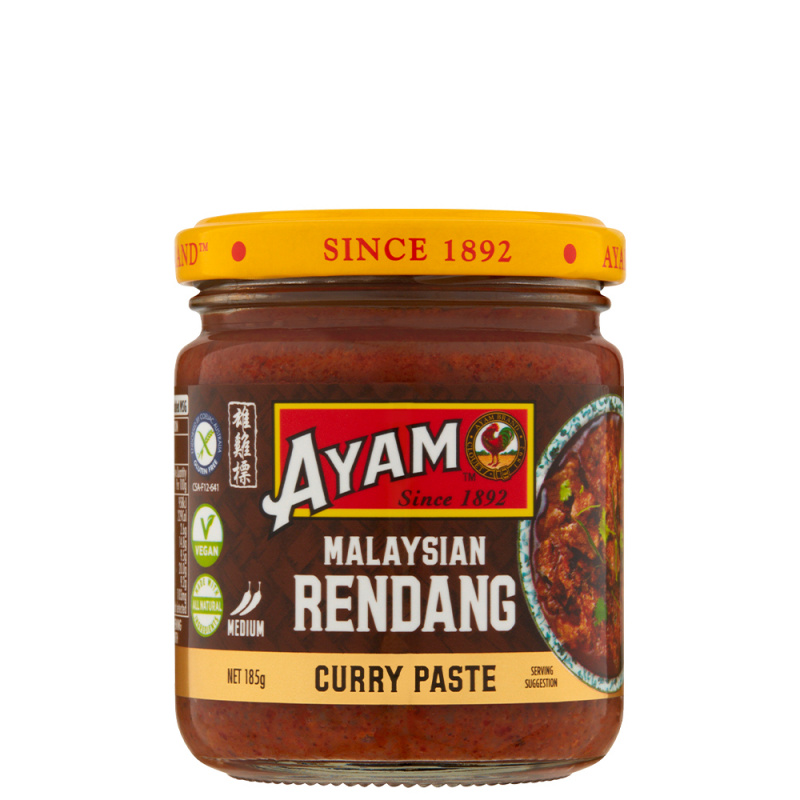 Malaysian Rendang Curry Paste 185g x 6