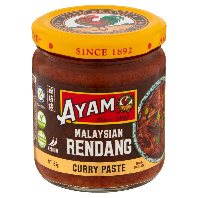 Malaysian Rendang Curry Paste 185g x 6
